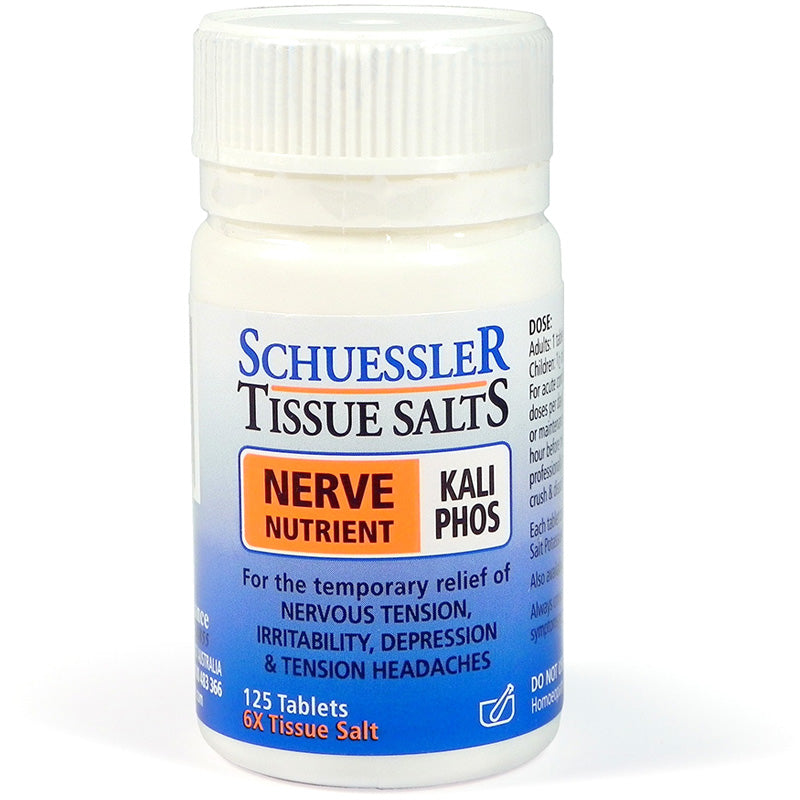 Schuessler Tissue Salts Kali Phos (Potassium Phosphate) - Nerve Nutrient