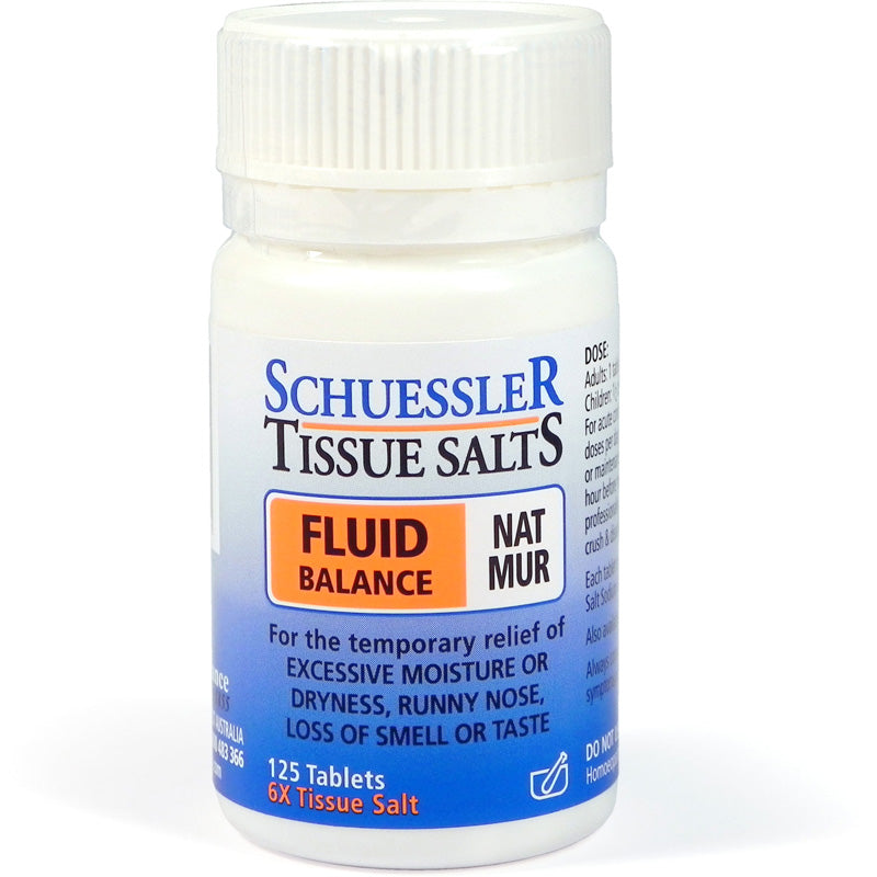 Schuessler Tissue Salts Nat Mur (Sodium Chloride) - Fluid Balance