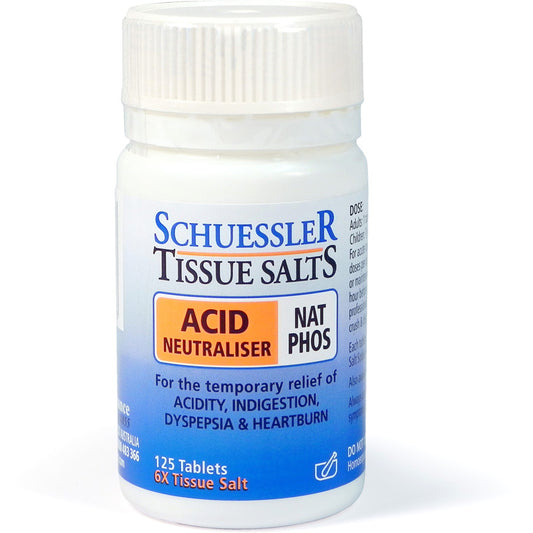 Schuessler Tissue Salts Nat Phos (Sodium Phosphate) - Acid Neutraliser