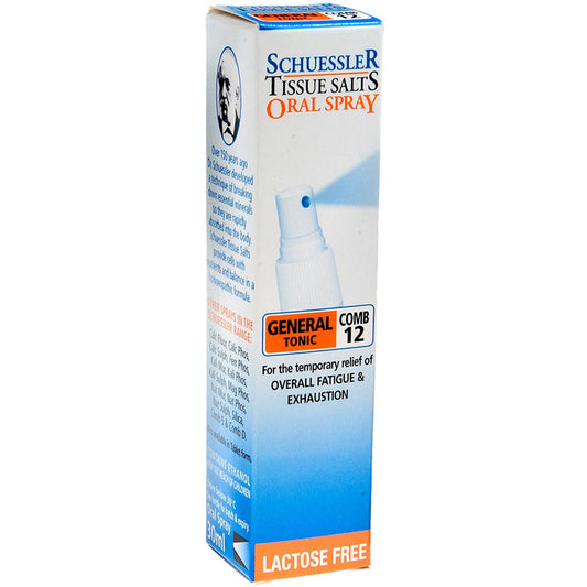 Schuessler Tissue Salts Comb 12 Spray - General Tonic