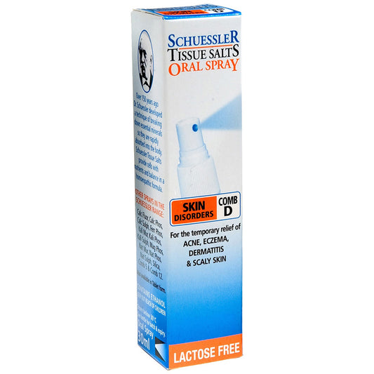 Schuessler Tissue Salts Comb D Spray - Skin Disorders