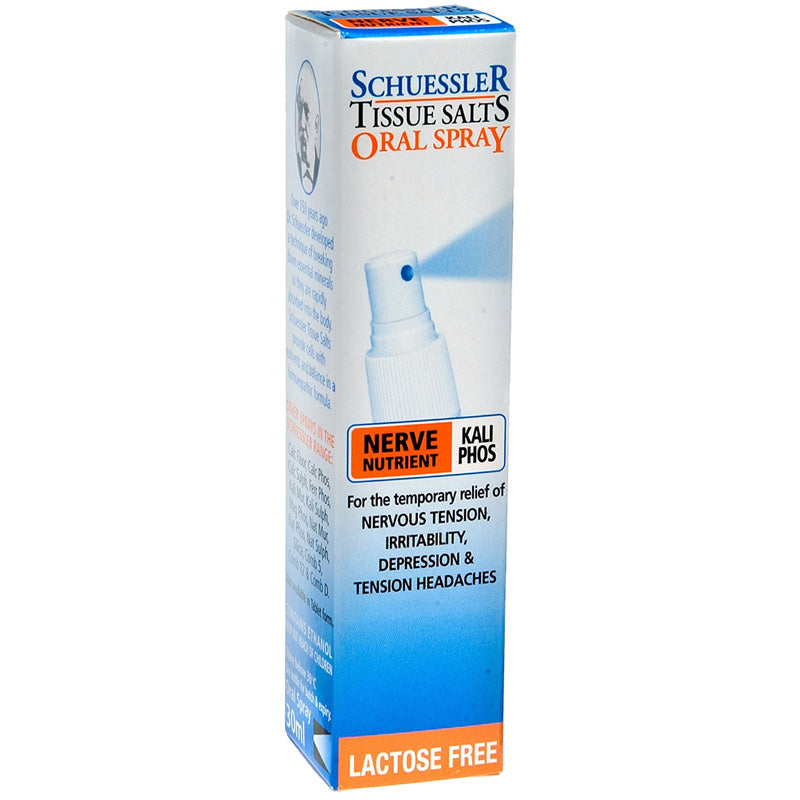 Schuessler Tissue Salts Kali Phos (Potassium Phosphate) Spray - Nerve Nutrient