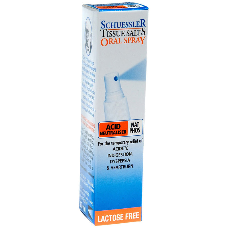 Schuessler Tissue Salts Nat Phos (Sodium Phosphate) Spray - Acid Neutraliser