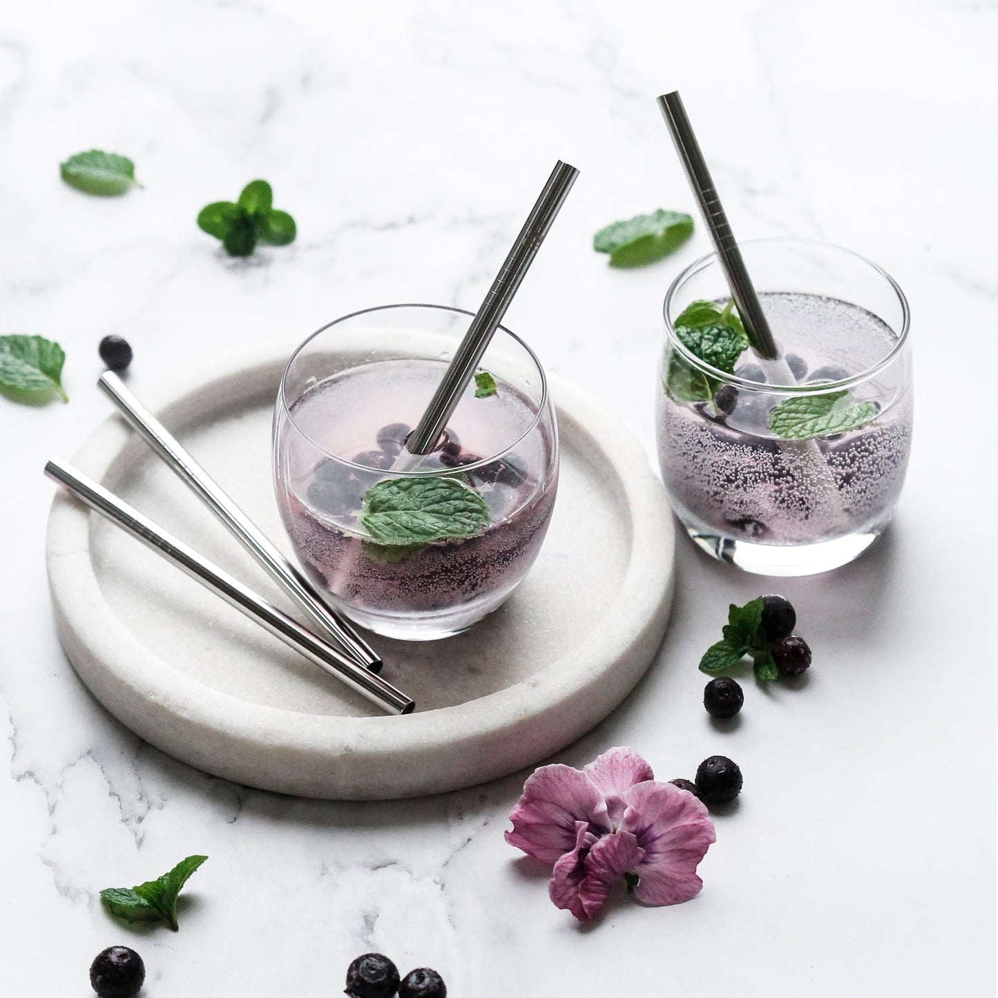 Ever Eco Stainless Steel Drinking Straws Short