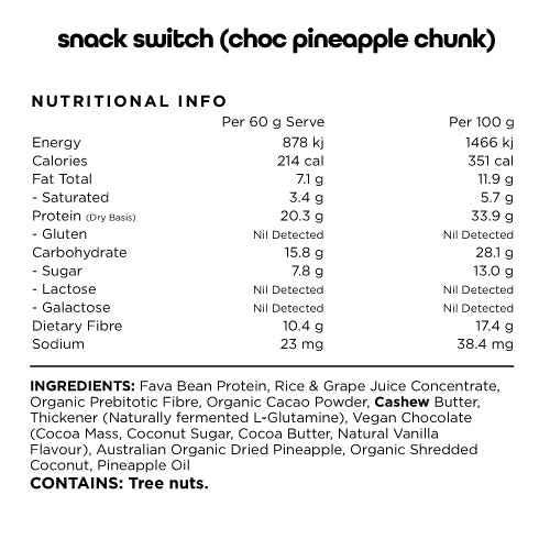 Switch Nutrition Snack Switch Bar