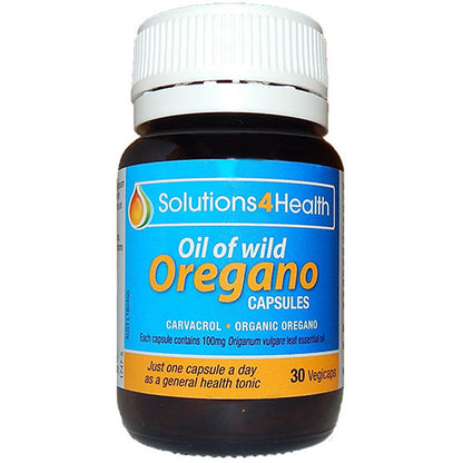 Solutions 4 Health Oil of Wild Oregano Capsules