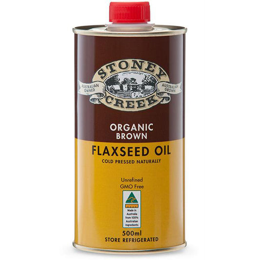Stoney Creek Organic Brown Flaxseed Oil