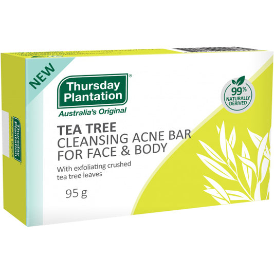 Thursday Plantation Tea Tree Cleansing Acne Bar for Face & Body
