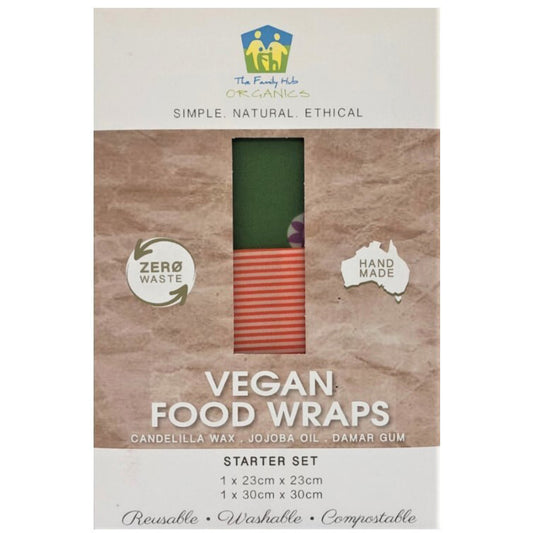 The Family Hub Organics Vegan Food Wraps