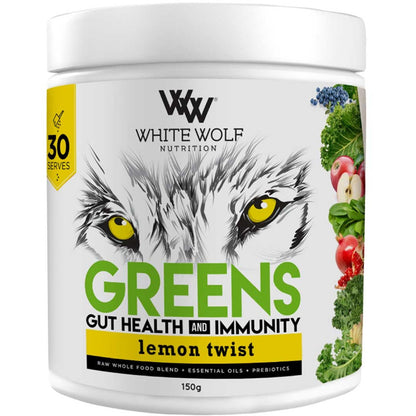 White Wolf Greens+ Gut Health And Immunity