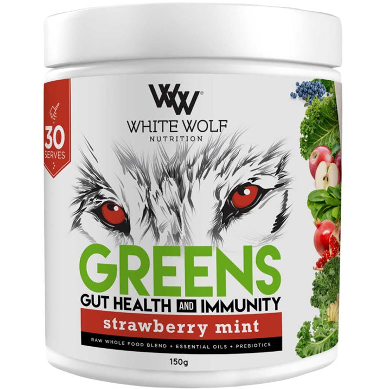 White Wolf Greens+ Gut Health And Immunity