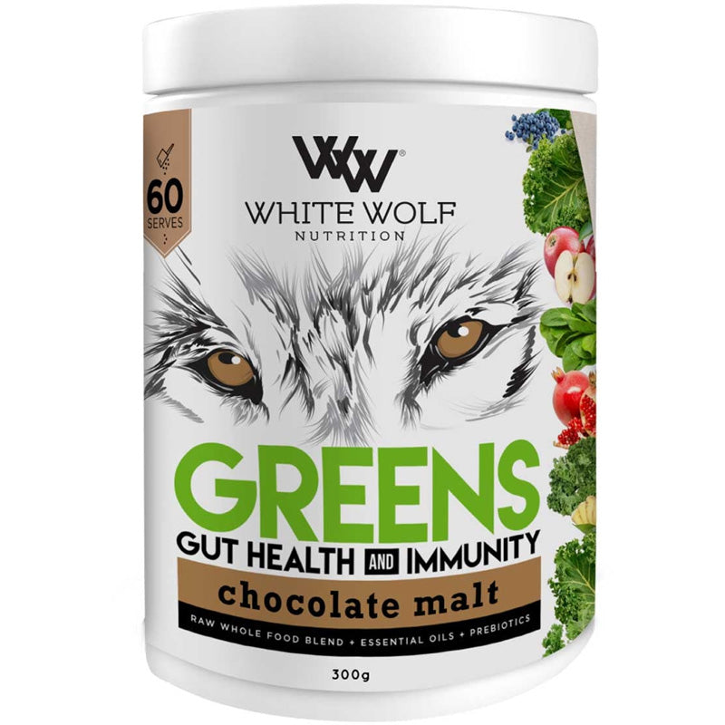 White Wolf Greens+ Gut Health And Immunity