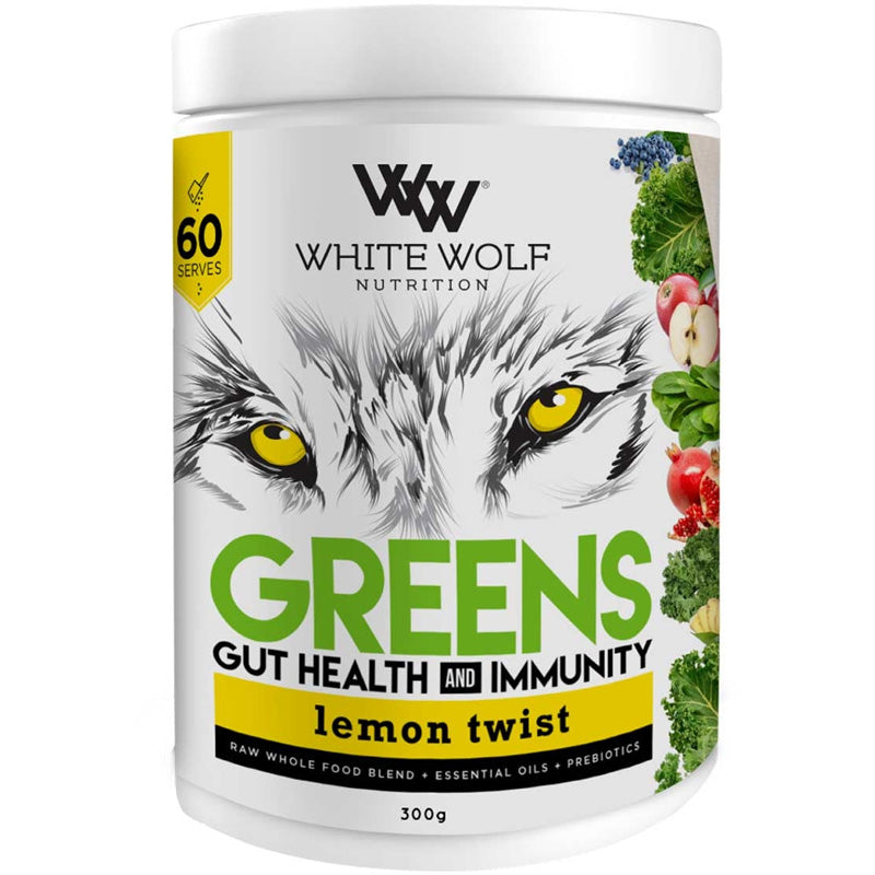 White Wolf Greens+ Gut Health And Immunity