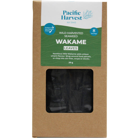 Pacific Harvest Wakame Seaweed Leaves (Wild Harvested)